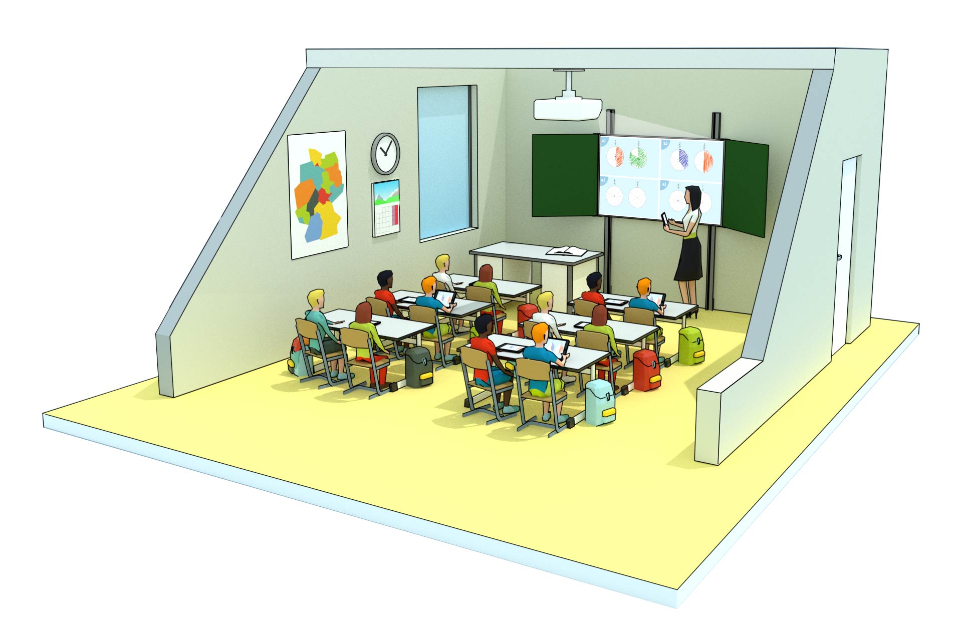 EPSON Projektor im digitalen Klassenzimmer